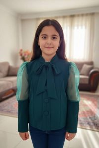 شومیز یقه خرگوشی دخترانه